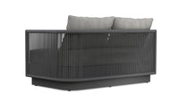 Azzurro Living Porto Sectional Sofa In Matte White/Charcoal Aluminum Frame - Build Your Own