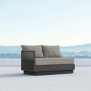Azzurro Living Porto Sectional Sofa In Matte White/Charcoal Aluminum Frame - Build Your Own