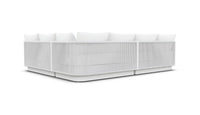 Azzurro Living Porto Sectional in White - Build Your Own