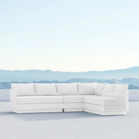 Azzurro Living Porto Sectional in White - Build Your Own