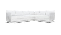 Azzurro Living Porto Sectional in White - Build Your Own