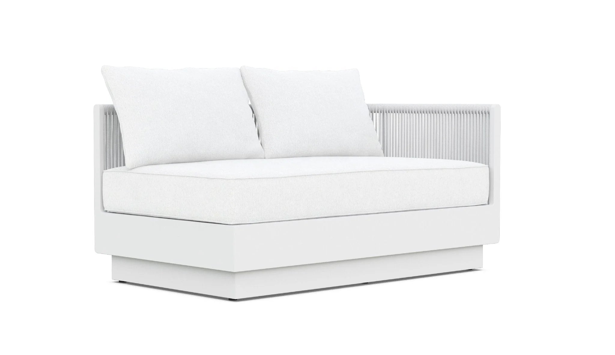 Azzurro Living Porto Sectional in White - Build Your Own