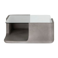 Sunpan Odis Coffee Table Grey / White