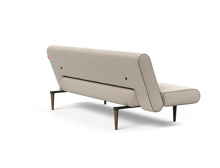 Innovation Living Unfurl Sofa in Dark Wood Legs