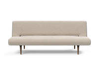 Innovation Living Unfurl Sofa in Dark Wood Legs