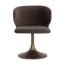 Sunpan Simone Swivel Dining Chair - Casablanca Cloud / Meg Ash