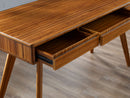 Greenington Currant Writing Desk, Amber / Black Walnut / Caramelized