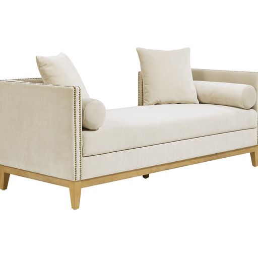 Sunpan Vittoria Bench Romo Ash / Romo Linen