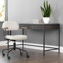 Sunpan Ellen Office Chair - Copenhagen White
