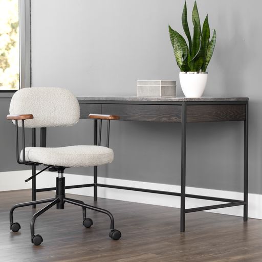 Sunpan Ellen Office Chair - Copenhagen White