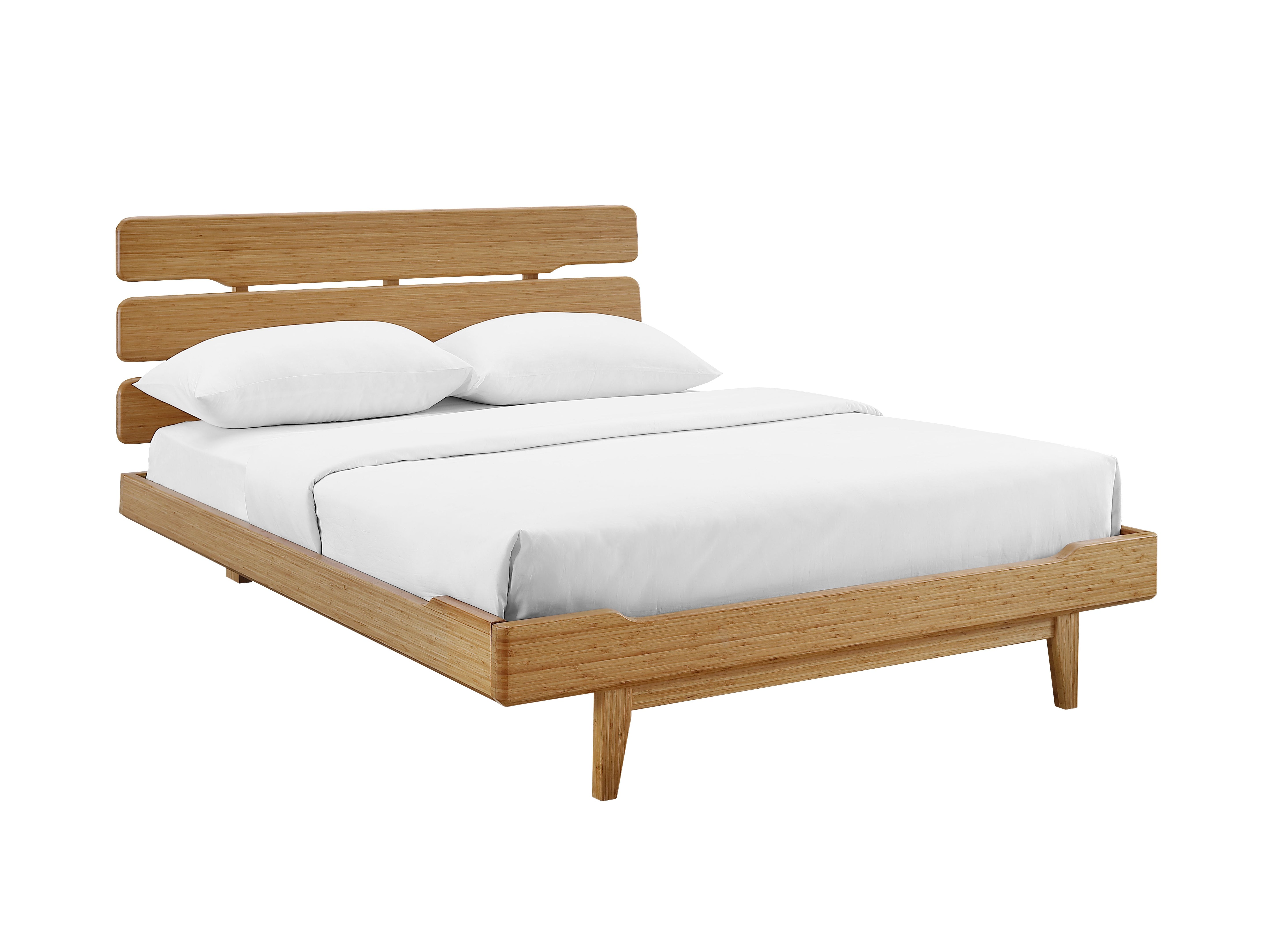 Greenington Currant California King Platform Bed Caramelized / Oiled Walnut