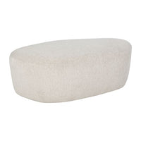 Sunpan Soraya Ottoman - Dove Cream