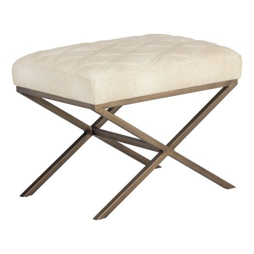 Sunpan Wisconsin Stool - Havana Dark Brown / Bravo Cream / Tobacco Tan