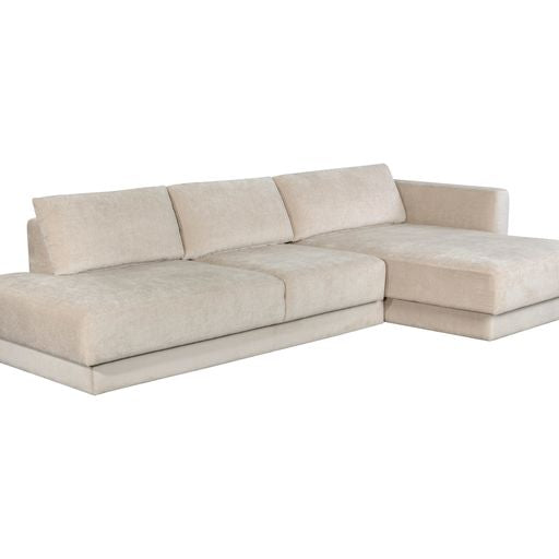 Sunpan Tecoma Sofa Chaise - Raf - Danny Cream / Danny Navy