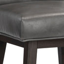 Sunpan Brenan Counter Stool in Bravo Admiral / Cognac / Zenith Alabaster