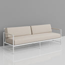 Sunset West Sabbia Sofa with Echo Ash Cushion