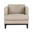 Sunpan Kaius Armchair in Limelight Oat / Limelight Silver