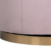 Sunpan Hazel Swivel Lounge Chair in Gold - Belfast Heather Grey / Black Sky / Blush Sky / Burgundy Sky / Deep Green Sky / Navy Blue Sky / Dark-Bronze Gold Sky