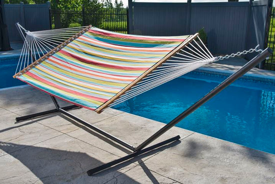 Vivere Quilted Fabric Hammock - Double