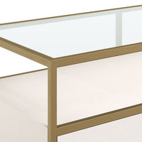 Sunpan Venice Media Console and Cabinet - Oyster Shagreen