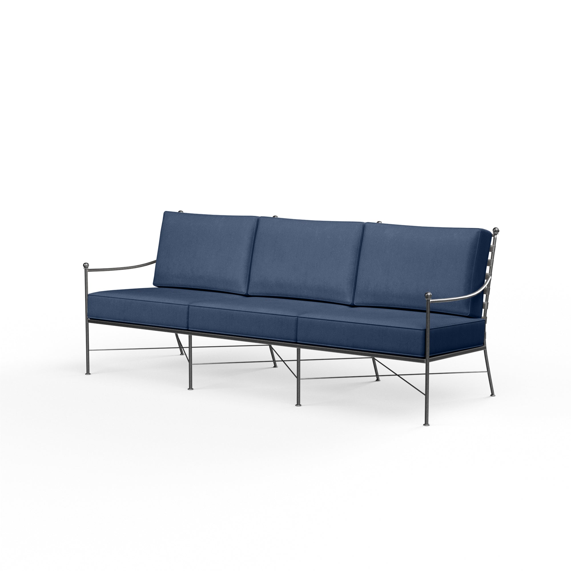 Sunset West Provence Aluminum Sofa with Cushion