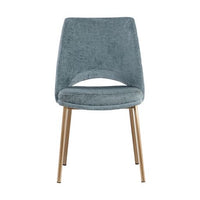 Sunpan Radella Dining Chair Bergen French Blue / Bergen Taupe