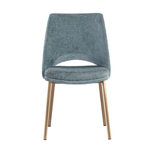 Sunpan Radella Dining Chair Bergen French Blue / Bergen Taupe