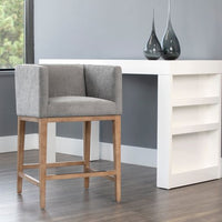 Sunpan Maxine Counter Stool - Polo Club Stone
