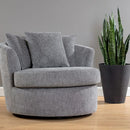 Sunpan Solaria Swivel Lounge Chair Galaxy Dust / Galaxy Marble