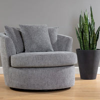 Sunpan Solaria Swivel Lounge Chair Galaxy Dust / Galaxy Marble