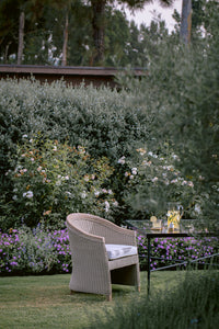 Sunset West Cambria Dining Chair in Canvas Canvas with Self Welt