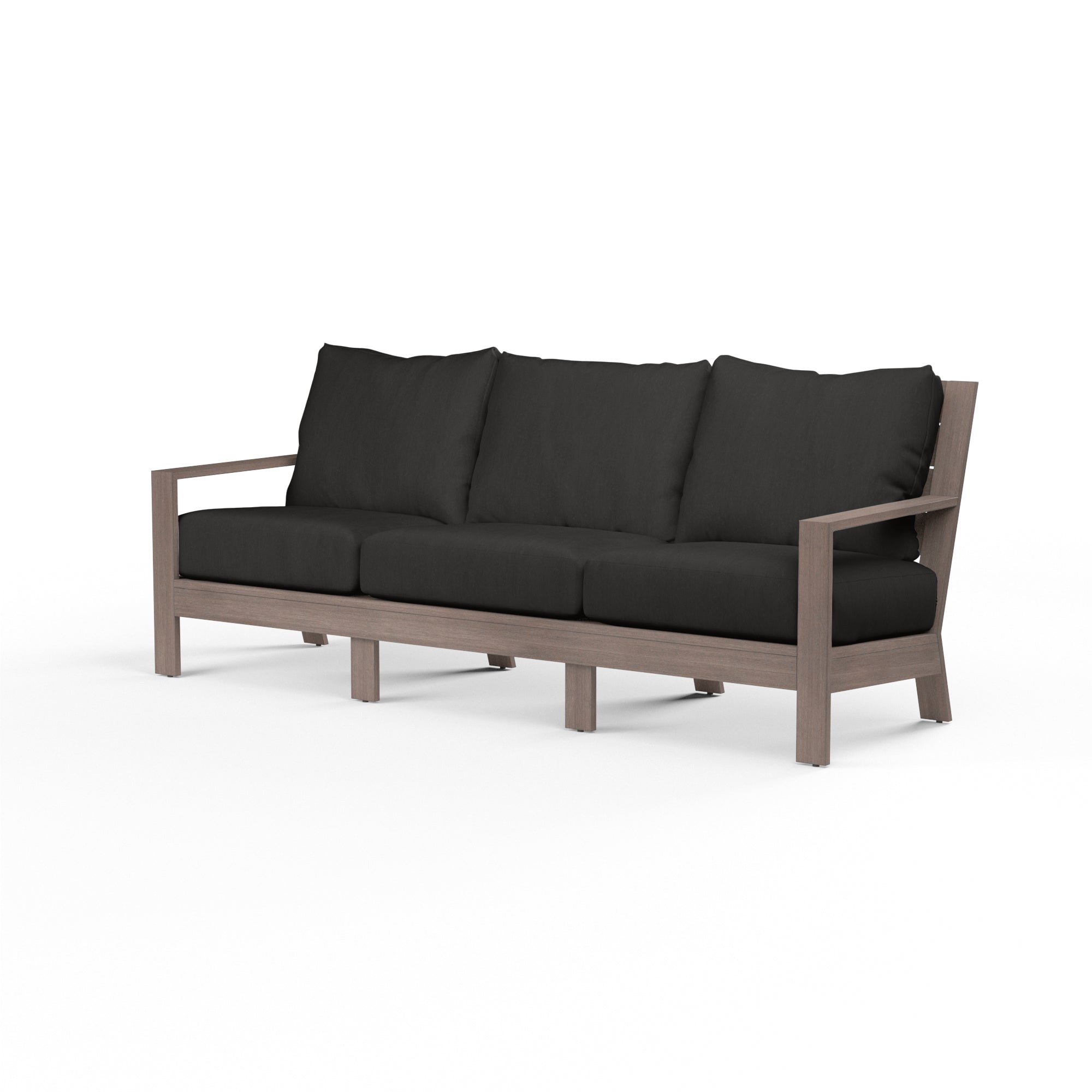 Sunset West Laguna Aluminum Sofa with Cushion