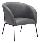 Zuo Modern Quinten Accent Chair Vintage in Brown/Gray