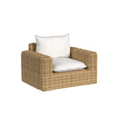 Sunset West Playa Oversized Club Chair in Soothe Pearl with Flange Welt