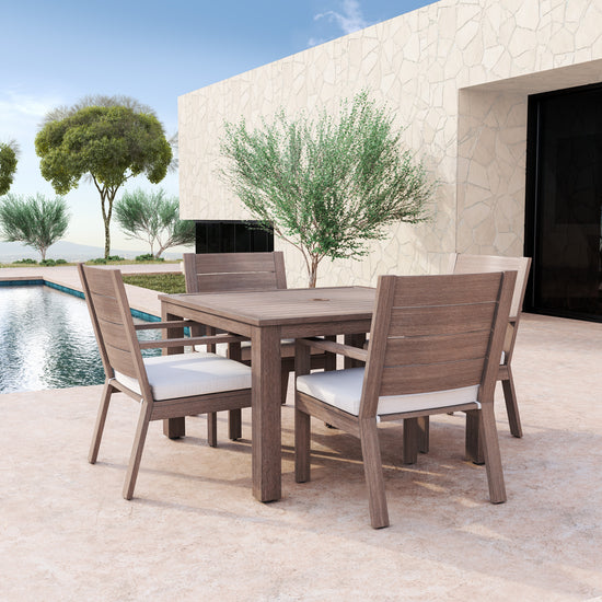 Sunset West Laguna Aluminum 48" Square Table