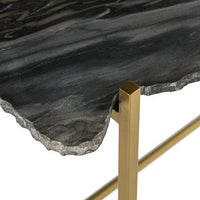 Sunpan Revell Console Table Top Green / Grey / White Marble
