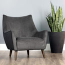 Sunpan Sorrel Lounge Chair Polo Club Kohl Grey Abbington Black / Polo Club Stone Antonio Charcoal