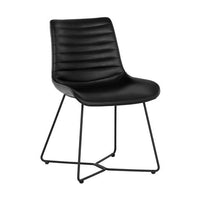 Sunpan Gracen Dining Chair in Hazelnut / Nightfall Black
