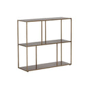 Sunpan Eiffel Low Bookcase Antique Brass in Small / Medium / Large