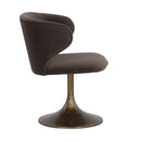 Sunpan Simone Swivel Dining Chair - Casablanca Cloud / Meg Ash