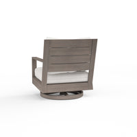 Sunset West Laguna Aluminum Swivel Club Rocker with Cushion