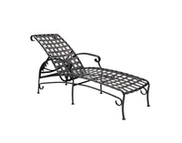 Woodard Et Cetera Ramsgate Strap Adjustable Chaise Lounge