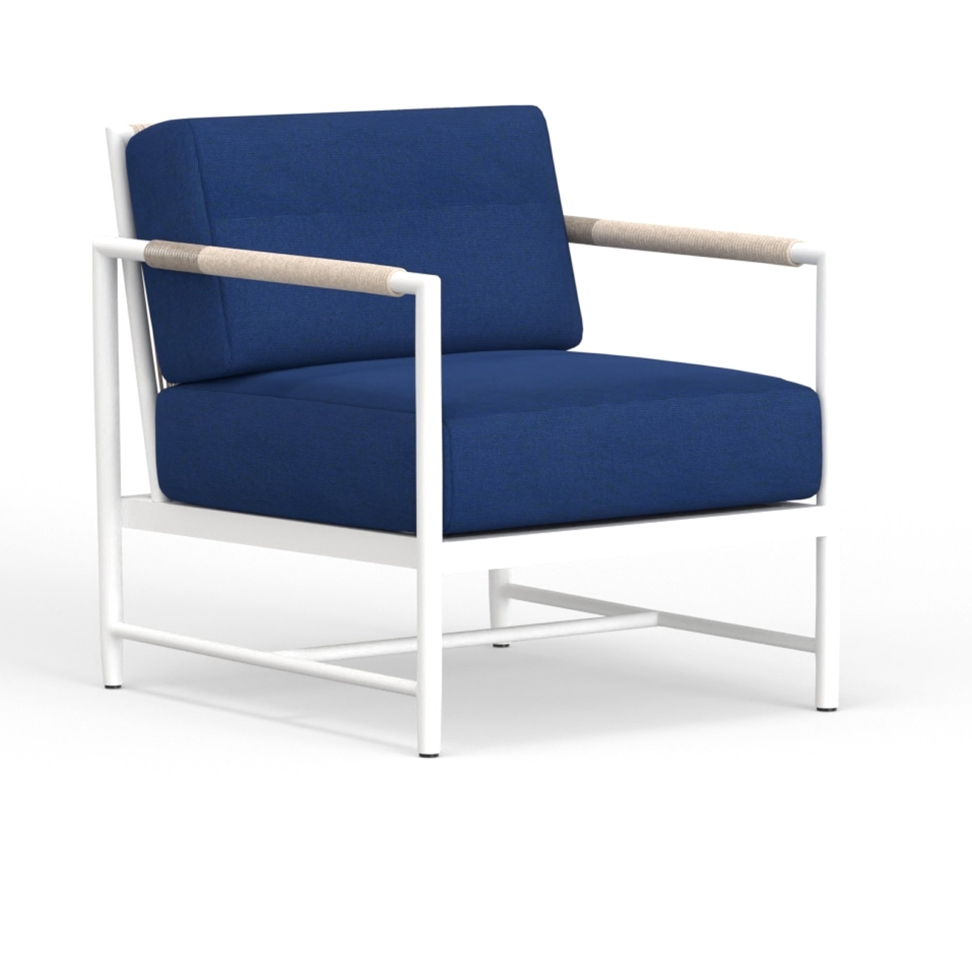 Sunset West Sabbia Club Chair with Echo Ash Cushion