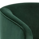 Sunpan Hazel Swivel Lounge Chair in Gold - Belfast Heather Grey / Black Sky / Blush Sky / Burgundy Sky / Deep Green Sky / Navy Blue Sky / Dark-Bronze Gold Sky
