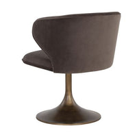 Sunpan Simone Swivel Dining Chair - Casablanca Cloud / Meg Ash