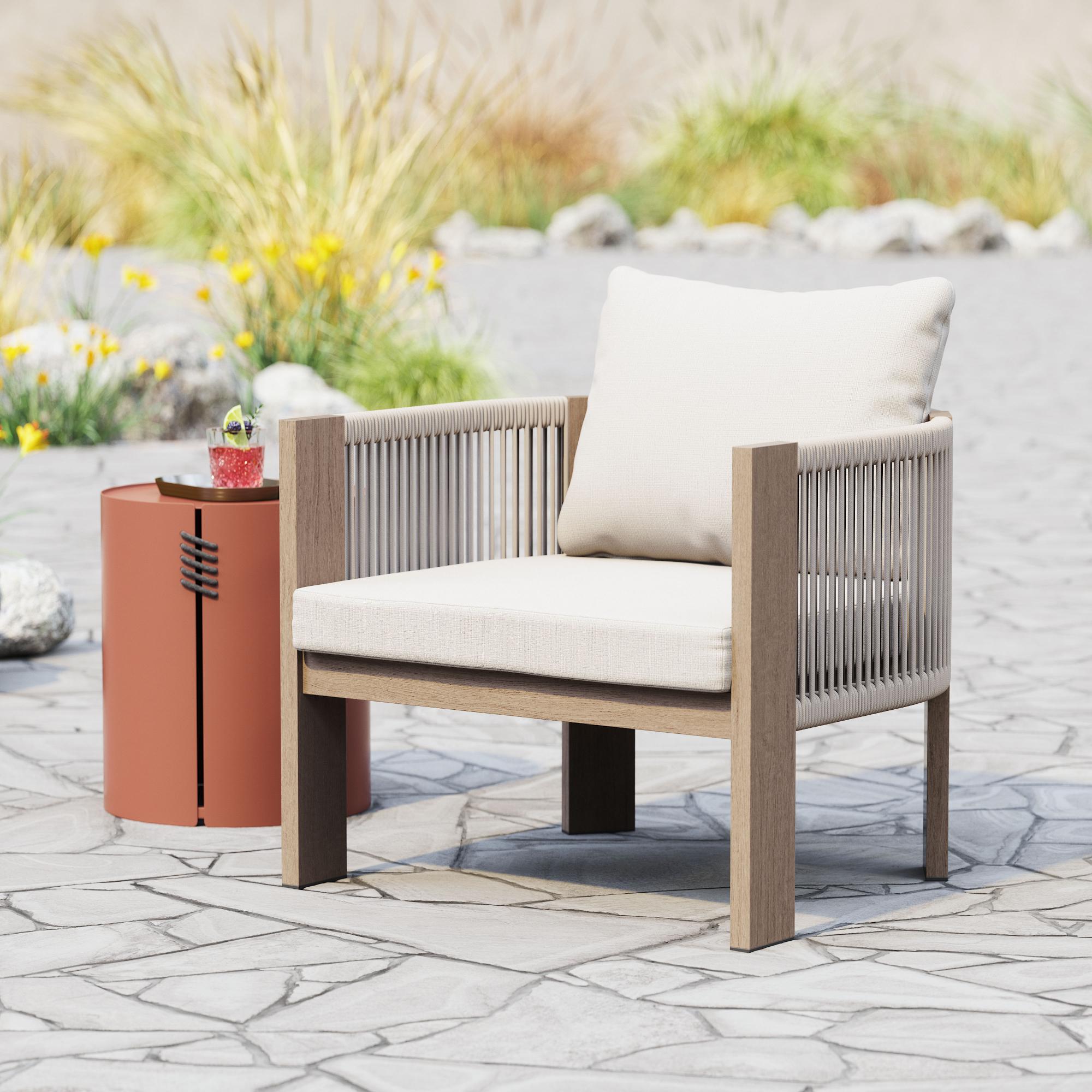Zuo Modern Rebel Accent Chair in Beige