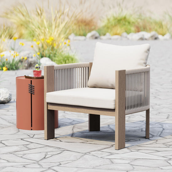 Zuo Modern Rebel Accent Chair in Beige