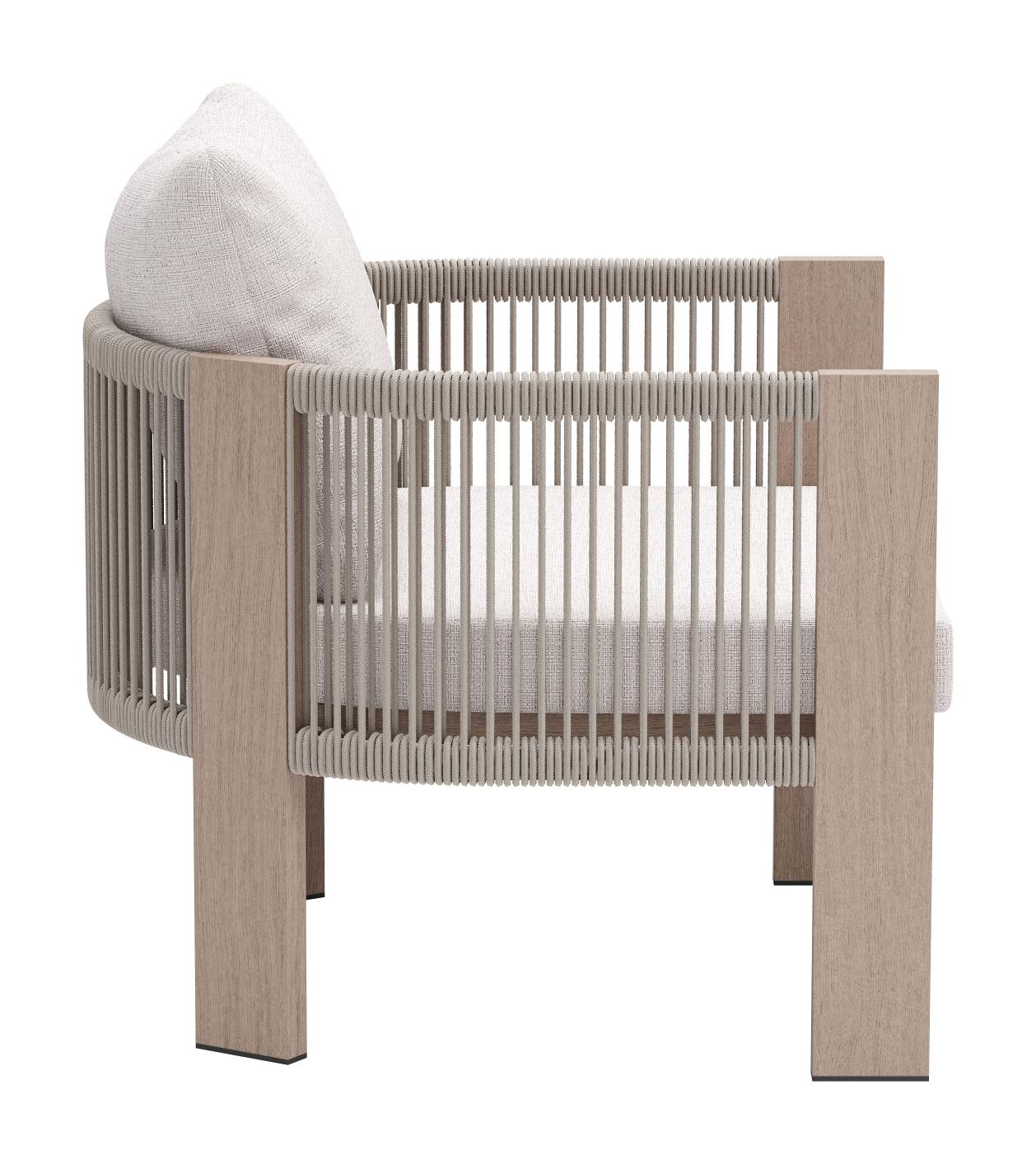 Zuo Modern Rebel Accent Chair in Beige