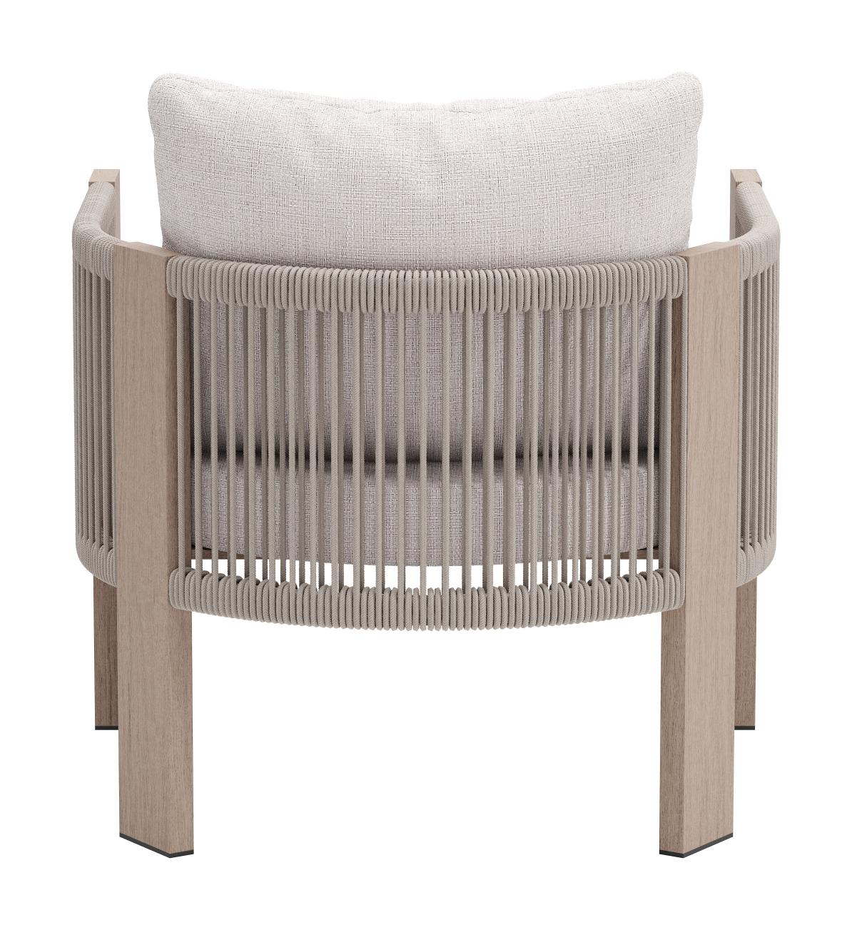 Zuo Modern Rebel Accent Chair in Beige