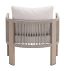 Zuo Modern Rebel Accent Chair in Beige